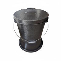 Briquettes Extinguishing Bucket Sealed Lid Airtight Briquettes Bucket Heavy Duty for Grill Establishment Owners, Restaurant
