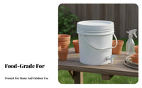 Water Container Spigot Leak-Resistant Closure Hand Washing Station Container Portable Water Jug Tap Thickened Frame Compost Tea
