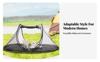 Breathable Foldable Pet Tent with Mat Portable Mesh Pet Tent Lightweight Collapsible Dog Playpen Compact for Dogs, Cats, Young Dogs, Outdoor, Indoor, Travel, Camping