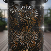 Solar Garden Lantern Weatherproof Outdoor Lighting for Balcony, Camping