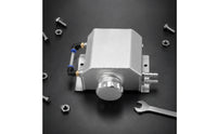 Oil Catch Can Mounting Flanges Rectangular Oil Catch Can Threaded Screw Cap Breather Tank
