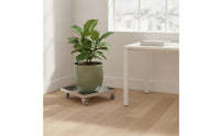 Plant Tray with Wheels Leakproof Hardware Rust-Resistant for Gardeners
