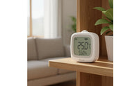 Smart Temperature Humidity IP65 Waterproof Connected Hygrometer Instant Temperature Humidity for Washroom, Terrarium