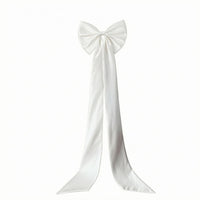Large Satin Bow Sash Silky Long Tail Bow Sash Soft and Comfortable Long Tail Ribbon Belt for Wedding