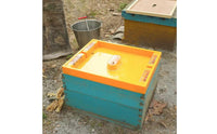 Square Bee Feeder Colony Enclosure Feeder Large Capacity Livestock Supply for Apiary
