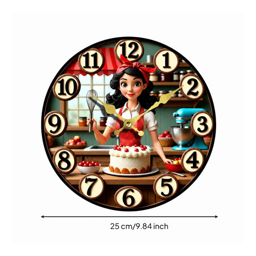 2D Wall Clock Light Luxury Silent Wall Clock Decorative Home Decor