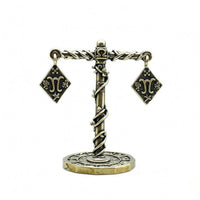 Astrological Sign Figurine Brass Tone Antique Metal Figurine Decorative for Desk