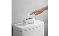 Handshands-off Automatic Toilet Flusher Compact Sensor Flush Device Hygienic Automatic Flush System Universal Compatibility for Toddlers, Guest Bathroom