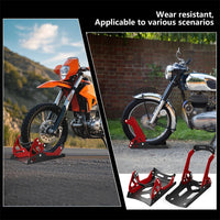 Motorcycle Front and Rear Wheel Stand Parking Rack