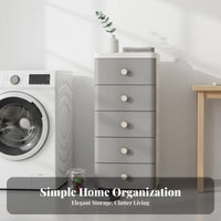 Slim Gap Storage Tower Space-Saving Drawer Unit Easy to Clean for Office Workers
