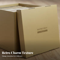 12 Inch LP Album Case Large Capacity Vinyl Album Storage Box Sturdy for DJs