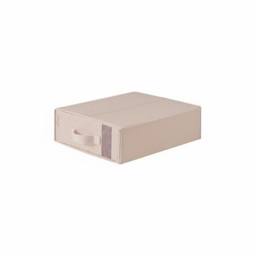 4 Pieces Foldable Bedding Box With Handle Closet Organizer Stackable for Renters