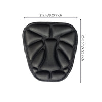 Motorcycle Seat Cushion Padded Scooter Seat Cushion Quilted Thick for Delivery Drivers, Daily Commuting, Long Trips