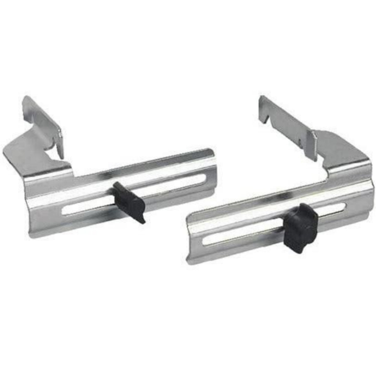 2 Pieces Heavy-Duty Miter Saw Crown Stop Compact Crown Guides Silver-Finished Miter Saw Positioning Guide Compatible for Carpenters, Carpentry, Workshops