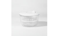 Round Salad Dryer with Clear Bowl Manual Salad Dryer with Colander Multifunctional Lettuce Dryer with Drainage Basket Versatile for Home Cooks, Meal Prep, Countertop