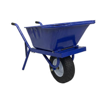 Wheelbarrow High Capacity Single Wheel Wheelbarrow Utility Cart for Farmers, Workers, Farm, Orchard