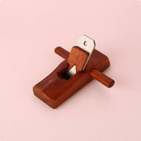 Wood Hand Plane Compact Manual Woodworking Plane Copper Insert for Workshop