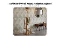 Freestanding Coat Tree Space-Saving Treedesign Coat Rack Stable Base for Bedroom