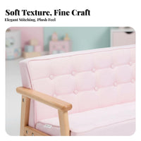 Padded Toddler Chair Soft and Comfortable Miniature Tufted Armchair for Toddlers
