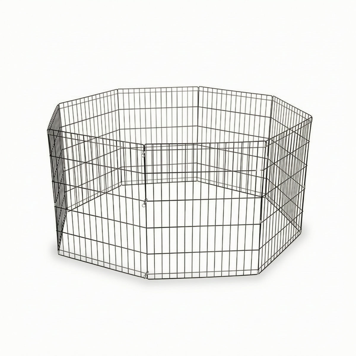 Dog Playpen with Latch Foldable Dog Playpen Portable for Young Dogs