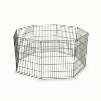 Dog Playpen with Latch Foldable Dog Playpen Portable for Young Dogs