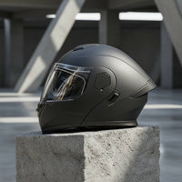With Dual Visor | DOT Certified, Aerodynamic, Helmet with Headset, for Daily Commuting