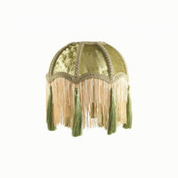 Lampshade with Fringe Vintage Lampshade with Tassels Court-Style for Cafe