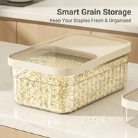 Airtight Food Storage Containers with Lids, Kitchen Storage for Flour, Sugar, Dry Food, Cereal Stora - Image 2
