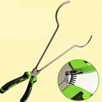 Long Handle Crucible Tongs Anti Slip Grip Coiled Loaded Crucible