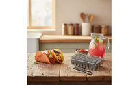 V-Shape tacos Shell Form Detachable Handle V-Shaped Tortilla Fryer Commercial Grade tacos Shell Fryer Basket for Restaurant Owners, Chefs