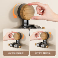 Vintage Style Shower Head Holder with Adjustable Suction Mount