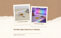 Dimmable RGB LED strip for mood lighting