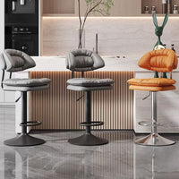 Modern Swivel Bar Stool with Adjustable Height