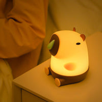Capybara Night Light USB-C Rechargeable Cute Creature Table Lamp for Bedroom