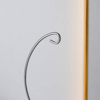 Iron Hanging Rack Metal Frame Tabletop Plant Hanger Elegant Curved Design