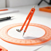 Woodworking Compass Clamp Holder Circle Marking Tool Uses Standard Pencil