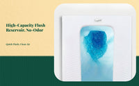 Odor-blocking cistern, easy install