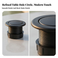 Water Resistant Umbrella Table Hole Insert Threaded Umbrella Insert Ribbed Plastic Outdoor Accessory Easy to Install