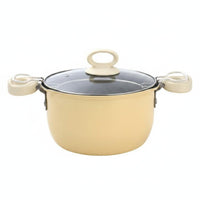 Multi-Purpose Tempura Fryer Pot Lid Included Frying Pot with Basket Oil-Saving Non Stick Fryer Pan Double Handles for Home, Cooktop Top