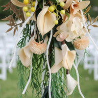 Artificial Waterfall Floral Arrangement Lifelike Cascade Bridal Floral