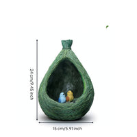 Hanging Birdhouse Outdoor Resin Birdhouse Easy to Hang for Tree Branch, Patio