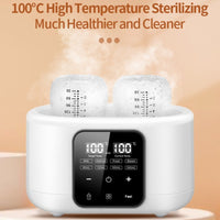 Multifunctional Bottle Warmer with Sterilizer Digital Bottle Warmer and Sterilizer Electric Fast Heating for Nursery