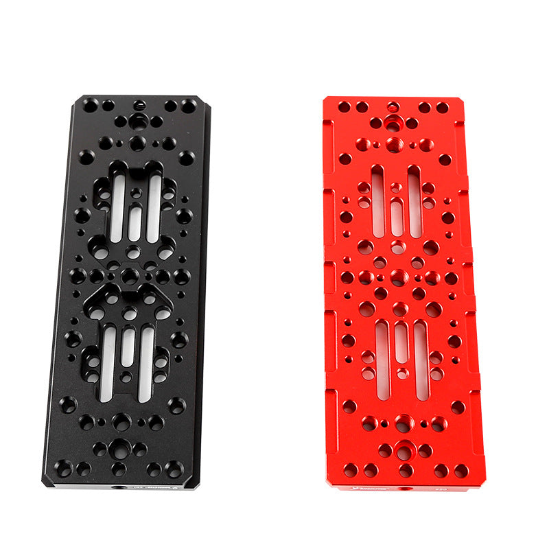 Xingyuan 220/335/440/445mm Wide Rail Dovetail Plate for Equatorial Mount, Black/Red