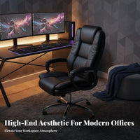 Highspine Revolving Chair Adjustable Height Office Furniture Ergonomic Design Padded Armrests for Students, Players, Bedroom