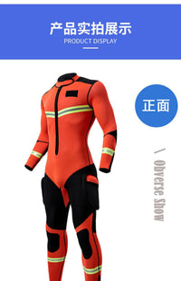 专业水域救援潜水服连体游泳救生员衣服水上乐园救生员工作服漂流