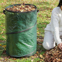 Foldable Leaf Bag Yard Debris Bag Large Capacity Reusable Leaf Container for Outdoor