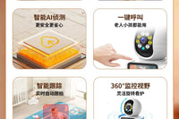 WanGou MDW018 Two-Way Video Call Monitor Camera with Voice, Remote Viewing for Elderly and Baby Care, AU Plug