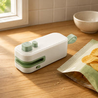 Mini Snack Bag Sealer 2 in 1 Household Tool Compact for Travel