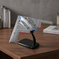 Detailed Landing Gear Die-Cast B-2 Aircraft Includes Display Stand B-2 Phantom Aircraft Model Pre-Assembled Aircraft Model for Collectors, Aviation Enthusiasts, Desk Decoration, Office