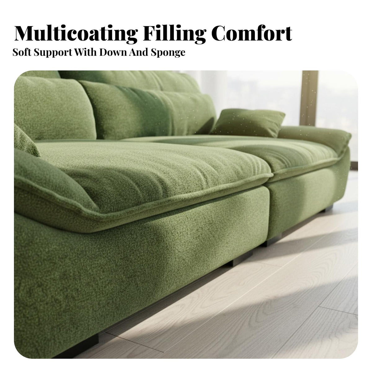 Sailboat-Shaped Folding Couch Foldable Design Fold-extendable Sleeper Sofa French Cream design Loveseat for Students, Homeowners, Small Spaces, Studio Flat